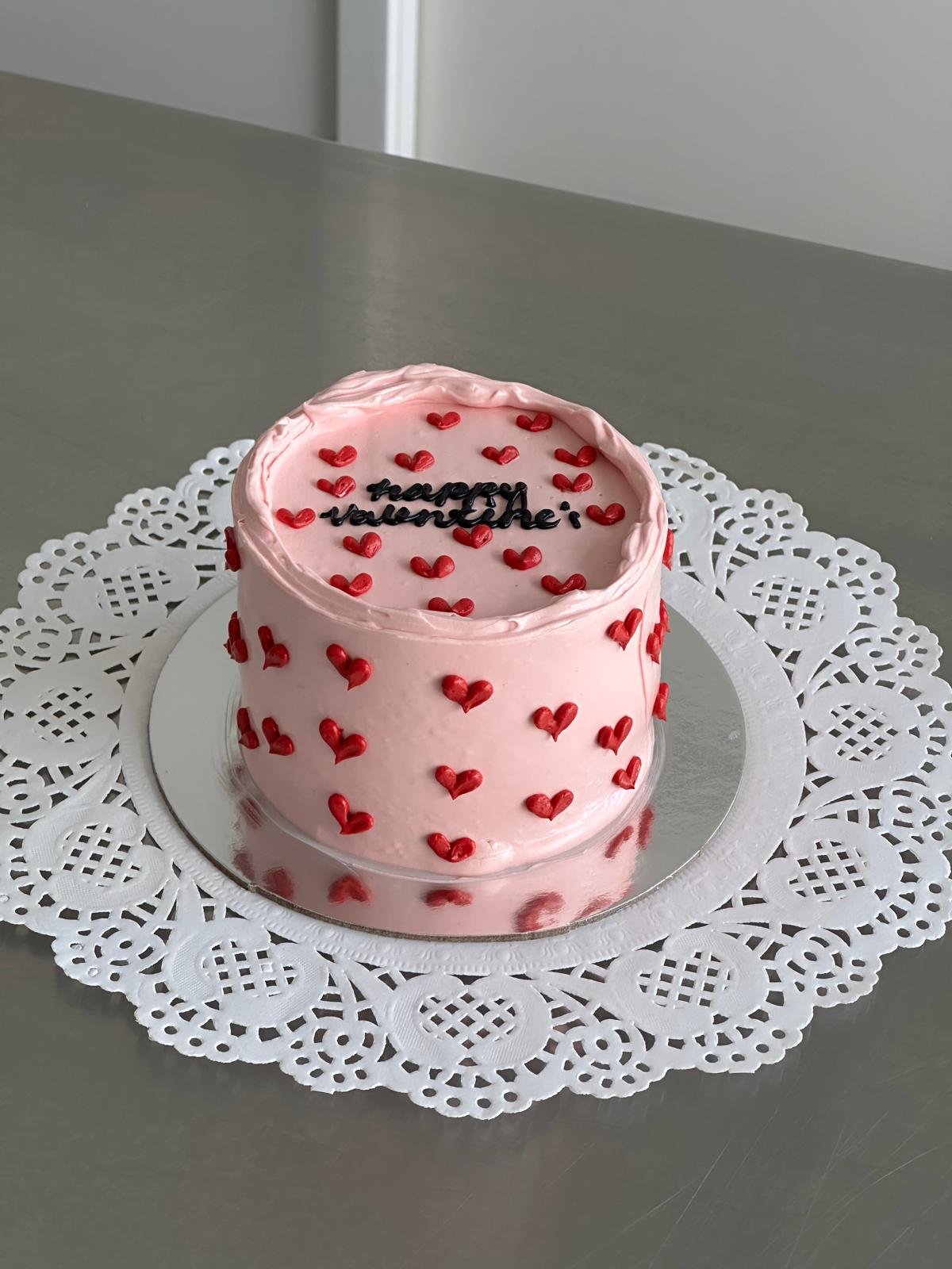 Valentine Heart Mini Cake