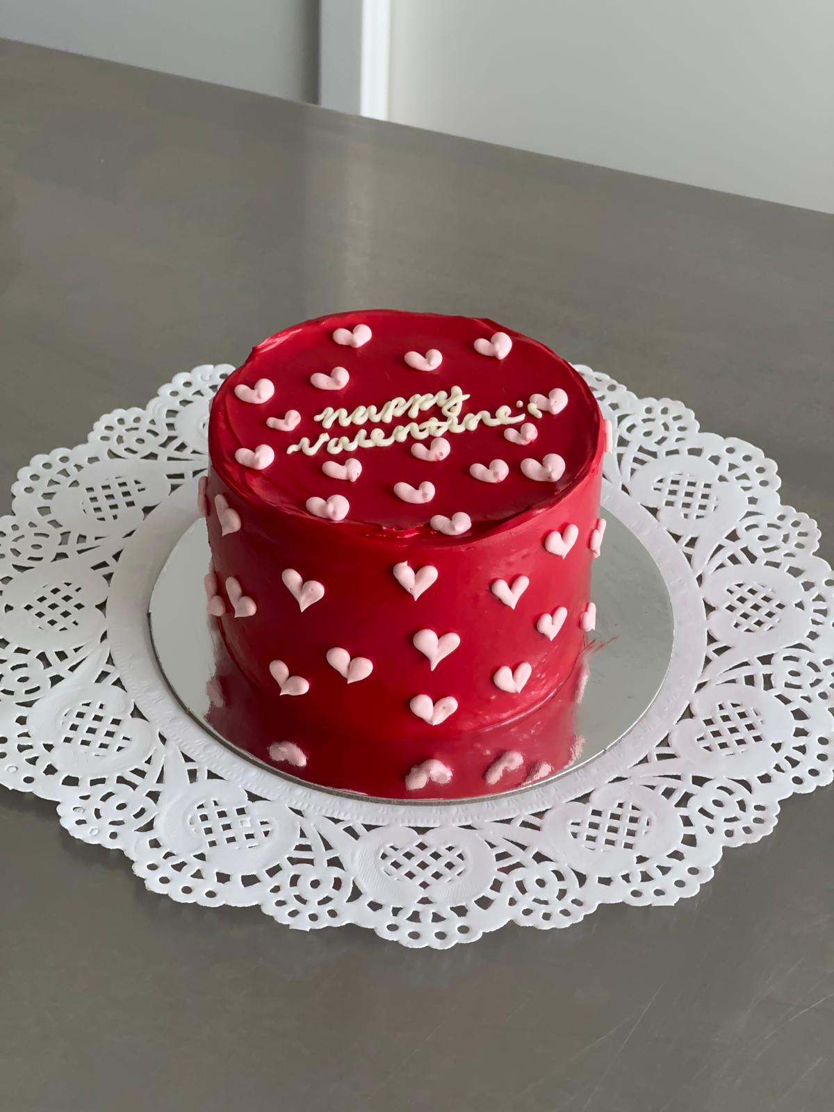 Valentine Heart Mini Cake